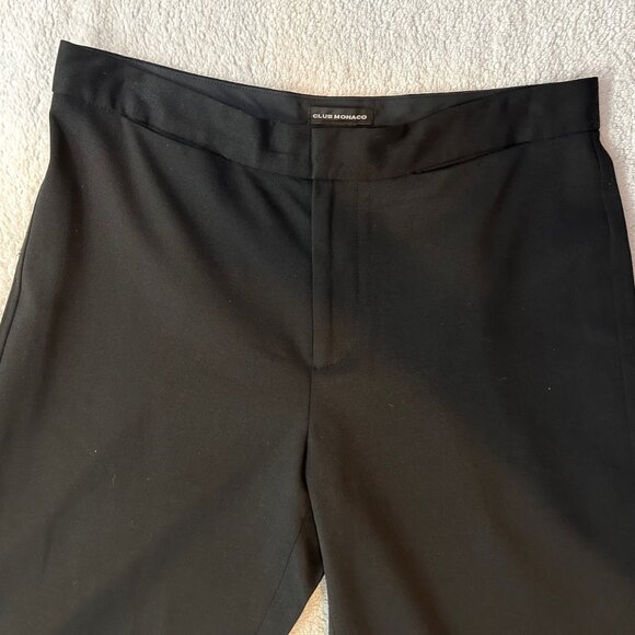 Club Monaco black wool straight leg pants - Picture 3 of 12